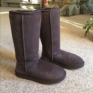 Tall Dark Brown Classic Uggs